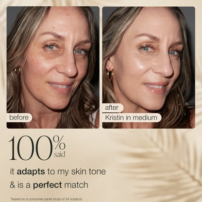 CC Tinted Serum – Shade-Adaptive Coverage, 24H Hydration & Waterproof Wear