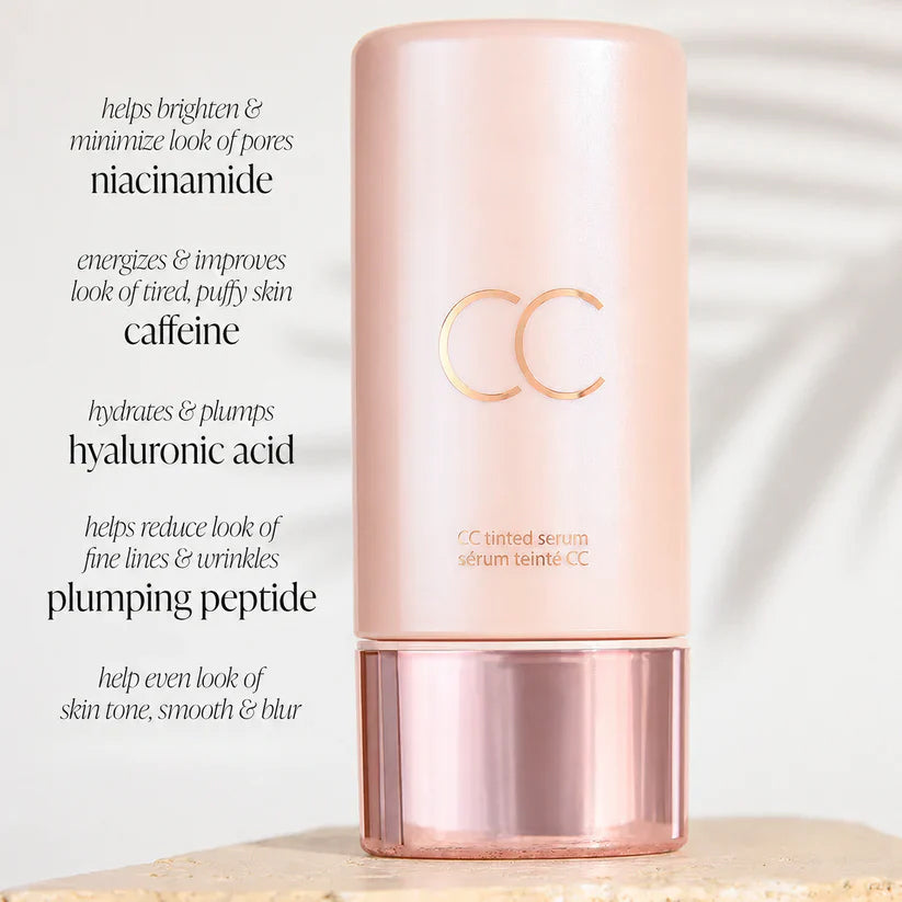CC Tinted Serum – Shade-Adaptive Coverage, 24H Hydration & Waterproof Wear
