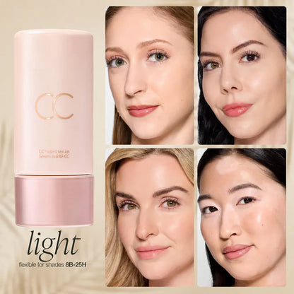 CC Tinted Serum – Shade-Adaptive Coverage, 24H Hydration & Waterproof Wear